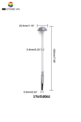 BDT3255 - Sounding silicon thiết kế hình đầu nấm có thể tháo rời dài 196mm