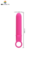 BDT3604 - Trứng rung mini Pretty Love mix vòng xỏ ngón dài 135mm