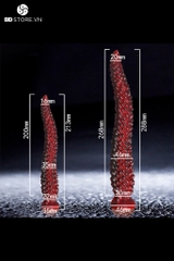 BDT3661 - Long anal vân gai vảy rồng 3D đầu thuôn nhọn và đế gắn tường
