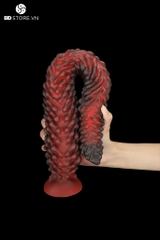 BDT3661 - Long anal vân gai vảy rồng 3D đầu thuôn nhọn và đế gắn tường