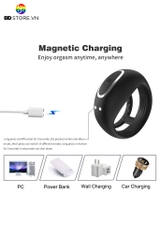 BDT3801 - Vòng rung tình yêu silicon điều khiển APP và 10 tần số