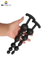 BDT3830 - Chuỗi hạt anal ball có 7 tầng tăng kích thước đế mỏ neo cong