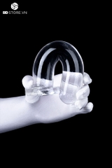 SMT4000 - Long anal silicon trong suốt đế gắn tường có 3 kích cỡ