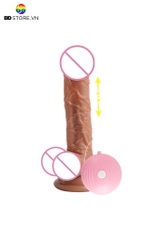 BDT4102 - Dương vật rung điều khiển có dây và đế dính tường dài 8cm