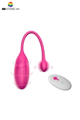 BDT4115 - Trứng rung hai đầu điều khiển từ xa mix nụ hoa có 10 chế độ