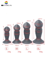 BDT4167 - Cu giả mini có đế dính tường có gân nổi bao quanh và 4 size