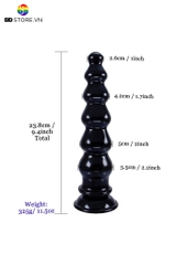 BDT4183 - Long anal BDSM chuỗi hạt liền với 7 tầng hạt có đế hít tường