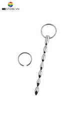 BDT4240 - Sounding inox đồ chơi niệu đạo chuỗi hạt hình thoi dài 110mm