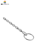BDT4240 - Sounding inox đồ chơi niệu đạo chuỗi hạt hình thoi dài 110mm