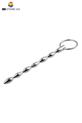 BDT4240 - Sounding inox đồ chơi niệu đạo chuỗi hạt hình thoi dài 110mm