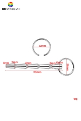 BDT4252 - Dụng cụ sounding inox thiết kế phân đốt 5 tầng dài 115mm