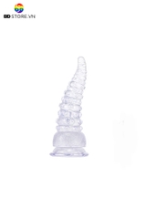 BDT436 - Cu giả trong suốt vòi bạch tuộc đế dính tường kèm 4 size