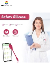 BDT4482 - Trứng rung điều khiển qua APP có 9 tần số bề mặt vân chéo