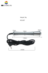 BDT4602 - Sounding niệu đạo inox với đầu phình thuôn tròn dài 11cm
