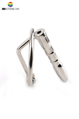 BDT463 - Dụng cụ thông niệu đạo nam sounding inox có lỗ gắn vòng đeo