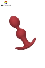 BDT4651 - Anal bead hình búp hoa tulip có 2 tầng phình nở chân đế mỏ neo