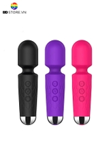 BDT466 - Chày rung tình yêu silicon có 20 tần số sạc điện dài 20cm