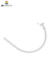 BDT4686 - Đồ chơi niệu đạo sounding silicon xoắn ốc phần đấu khóa T dài 245mm
