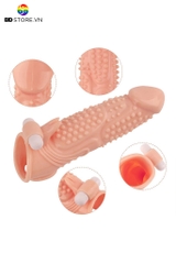 BDT471 - Bao cao su bi chống xuất tinh sớm có cục rung dài 19cm