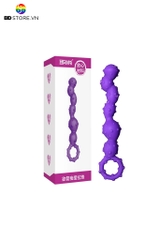BDT4926 - Anal ball chuỗi hạt xoắn ốc phủ gai nổi và vòng kéo an toàn