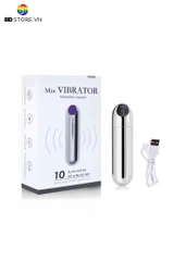 BDT512 - Trứng rung tình yêu mini silicon hình viên đạn dài 8cm
