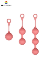 BDT5164 - Chuỗi hạt hậu môn anal beads bề mặt gân dọc vòng kéo rút silicon