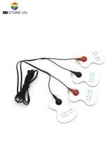 BDT519 - Set 4 miếng dán kích điện bằng nhựa dẻo có 1 dây cắm