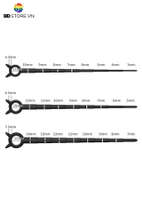BDT574 - Sounding thông tiểu silicon tai thỏ thiết kế 4 tầng dài 30cm