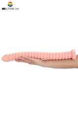 BDT689 - Butt plug long có vòng gờ tròn nối tiếp và đầu thuôn nhọn siêu dài
