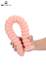 BDT689 - Butt plug long có vòng gờ tròn nối tiếp và đầu thuôn nhọn siêu dài