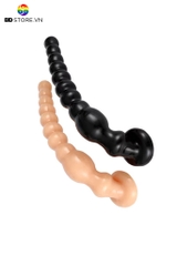 BDT691 - Butt plug với đế dính tường với chuỗi ngọc 5 tầng dài 34.4cm