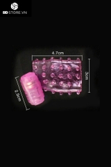 BDT785 - Vòng đeo gốc dương vật silicon mềm có rung giá rẻ dài 3.7cm
