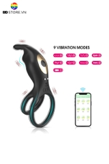 BDT797 - Vòng rung tình yêu có 9 chế độ điều khiển từ xa sạc điện