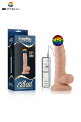 BDT816 - Cu giả Love toy silicon có bìu đế hít tường dài 19cm