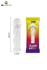 BDT884 - Bao cao su có gai mềm trong suốt dài 11.5cm độ co giãn tốt