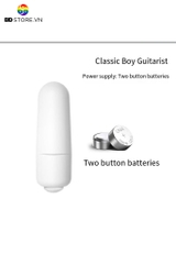 BDT887 - Trứng rung mini bằng nhựa kèm pin dài 5.5cm độ ồn thấp