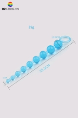BDT897 - Anal beads nhựa dạng chuỗi bi tròn trơn dài 29cm