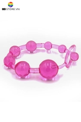 BDT897 - Anal beads nhựa dạng chuỗi bi tròn trơn dài 29cm