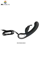 BDT977 - Máy rung tai thỏ Pretty Love sạc điện chất liệu silicon có 10 tần số