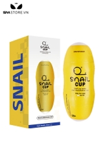 SMT4469 - Cốc thủ dâm snail cup 2 đầu âm đạo miệng và hậu môn