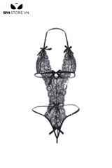 SMS497 - áo ngủ sexy thiết kế lọt khe, xẻ phần ngực và đáy cực sexy
