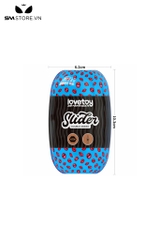 SMT1942 - Cốc thủ dâm mini nâu Lovetoy thiết kế 2 đầu bằng silicon
