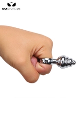 SMT3362 - Butt plug có tay cầm hình xoắn ốc inox cao cấp dài 6cm