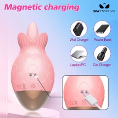 SMT3384 - Lưỡi liếm mix máy hút âm đạo có 7 chế độ dài 109mm
