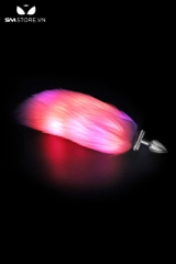 SMT3404 - Đuôi cáo cosplay có đèn led phát sáng dài 38cm với butt plug inox
