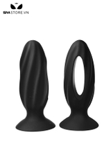 SMT3821 - Đồ chơi hậu môn butt plug rỗng trong đế dính tường có 3 size