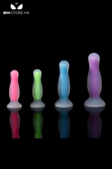 SMT3946 - Đồ chơi hậu môn anal play phát sáng đế dính tường silicon