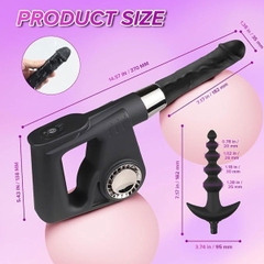 SMT3978 - Máy làm tình cầm tay dạng súng có 4 chế độ thụt dài 37cm