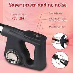 SMT3978 - Máy làm tình cầm tay dạng súng có 4 chế độ thụt dài 37cm