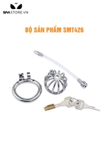 SMT426 - Khóa dương vật inox nắp lồng 12 lan có 4 size